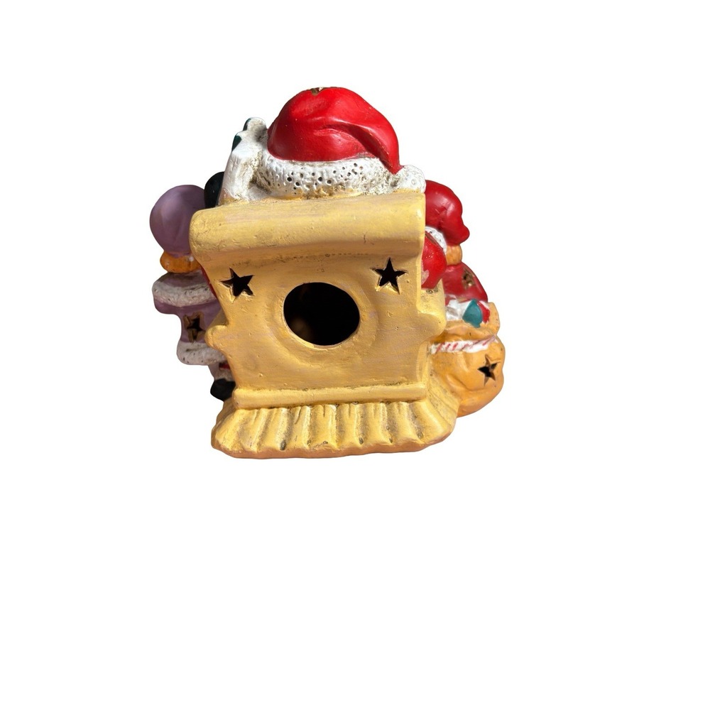 Vintage 1994 Artmark Stories With Santa Ceramic Night Light Christmas Children‎ - Picture 6 of 14